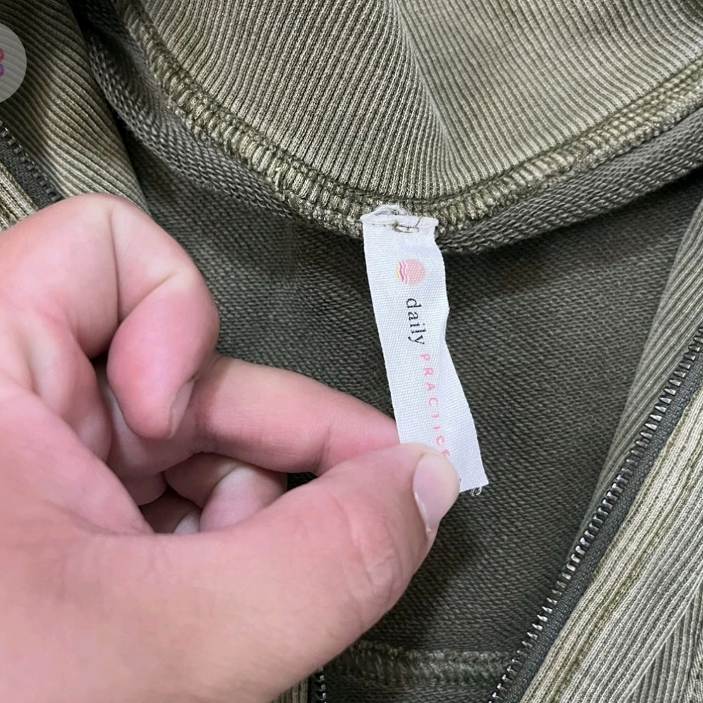 Anthropologie Daily Practice Meru Half Zip Dress Size Petite Medium - Picture 9 of 10